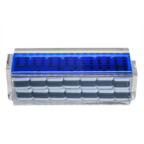 "El Tigre" Domino Set - Blue