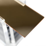 "El Catire" Domino Set with Racks - Mirror Gold