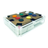 “El Tren” Walnut Mexican Train Dominoes Set