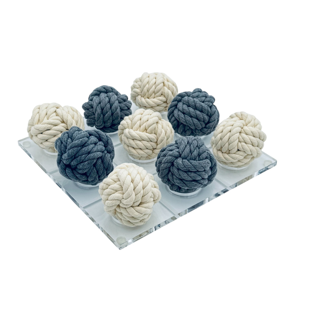 “El Nudo” Monkey Fist Knot Tic-Tac-Toe